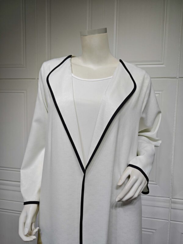 Fashion Robe Abaya Cardigan Coat - Image 9